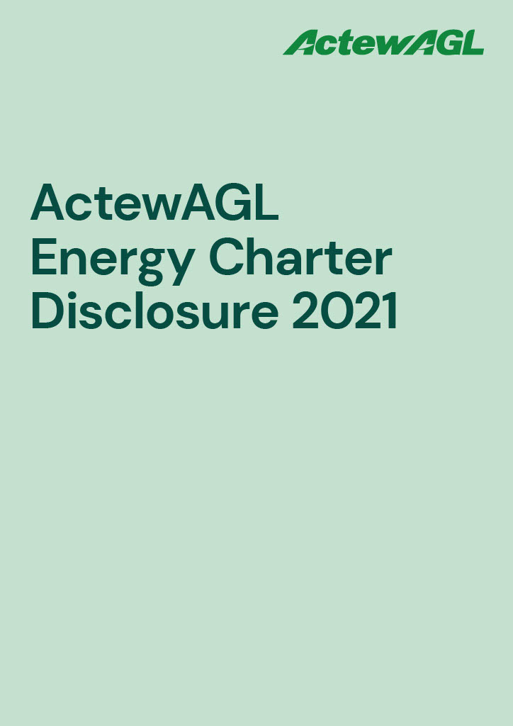 ActewAGL Disclosure Report 2021