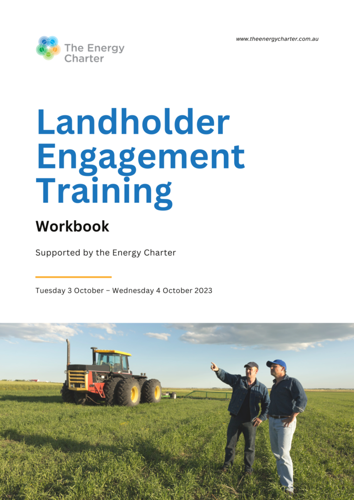 Landholder Engagement Training workbook
