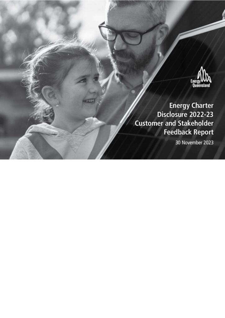 Energy Queensland Feedback Summary 2022-23