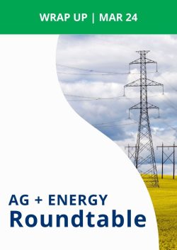Ag + Energy Roundtable Mar 24 - Session + Actions