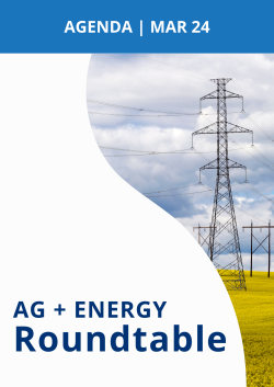 Ag + Energy Roundtable Mar 24 - Agenda