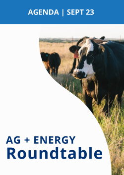 Ag + Energy Roundtable Sept 23 - Agenda